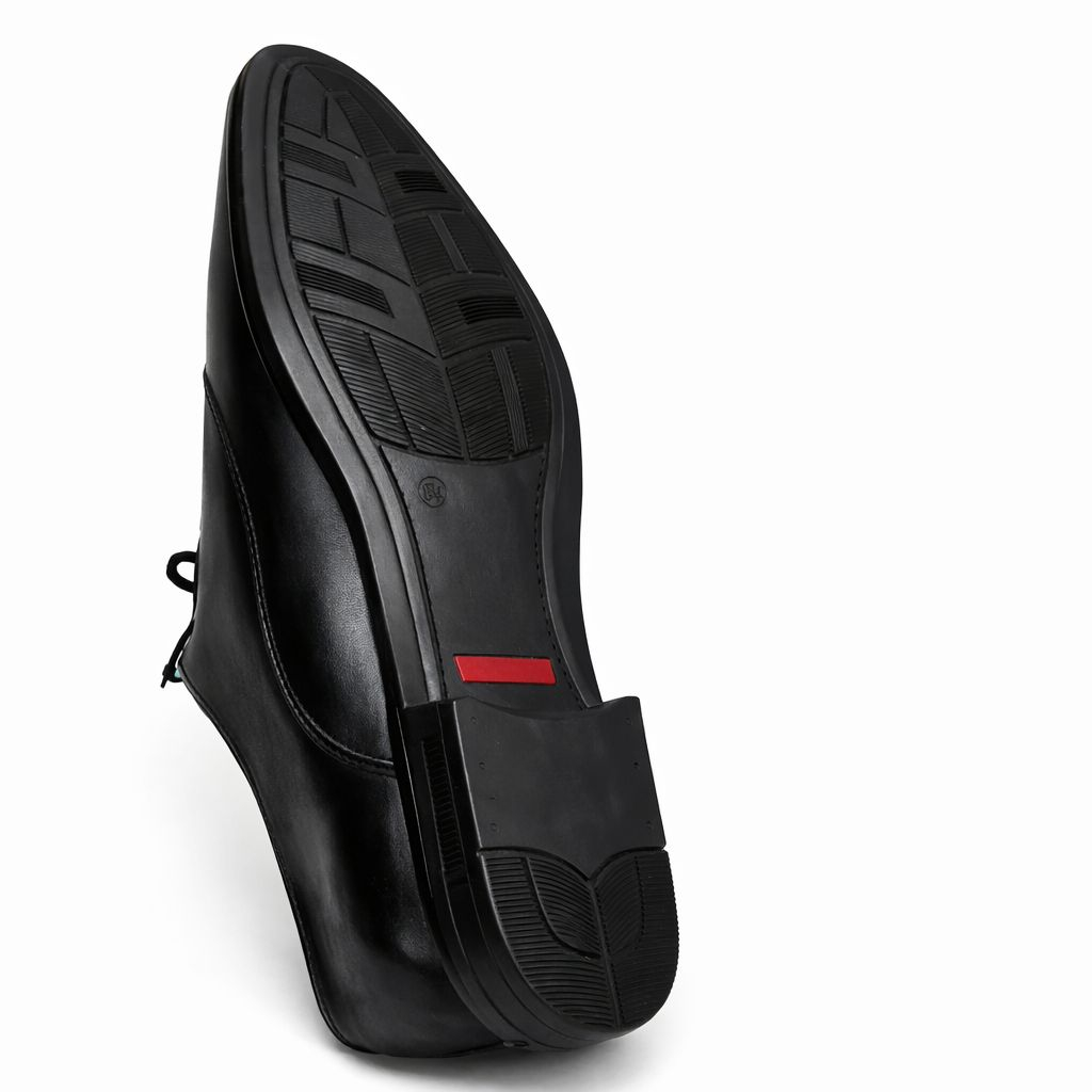 Mens Black Laced Up Formal Leather Shoes